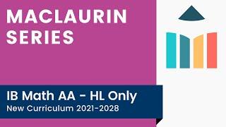 Maclaurin Series video thumbnail