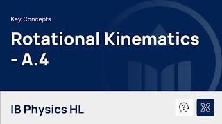 Rotational Kinematics video thumbnail