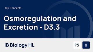Osmoregulation and Excretion video thumbnail