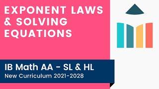 Exponent Laws & Solving Equations video thumbnail